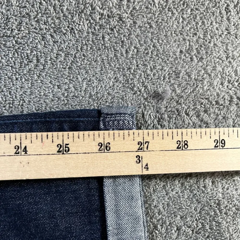 Paige Kylie Crop Jeans Womens 28 Blue Dark Wash‎ Denim Cuffed Mid Rise Stretch